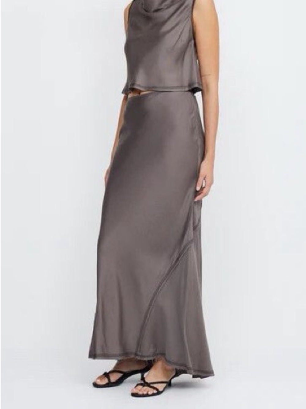 Bec + Bridge Maxi Skirt Grey